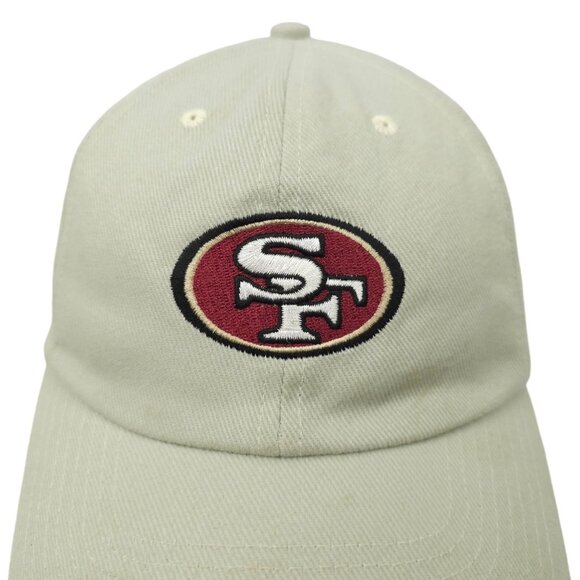NFL San Francisco 49ers Football Adjustable Strapback Cap Baseball Hat Khaki - Picture 10 of 15